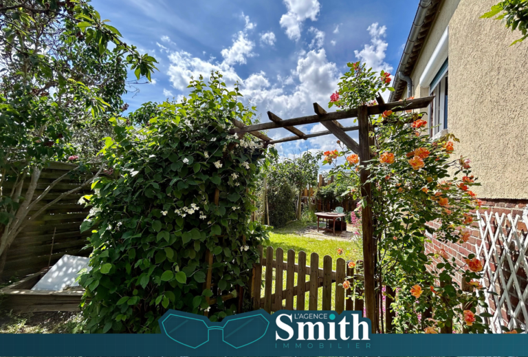 EXCLUSIVITE SMITH : MAISON PLAIN PIED – 3 CHAMBRES – JARDIN