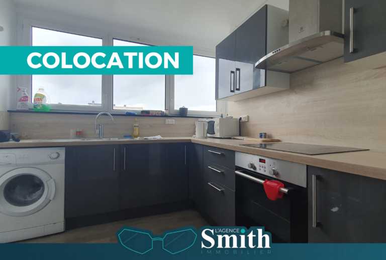 EXCLUSIVITÉ SMITH : CHAMBRE EN COLOCATION MEUBLÉE – 4 DISPON