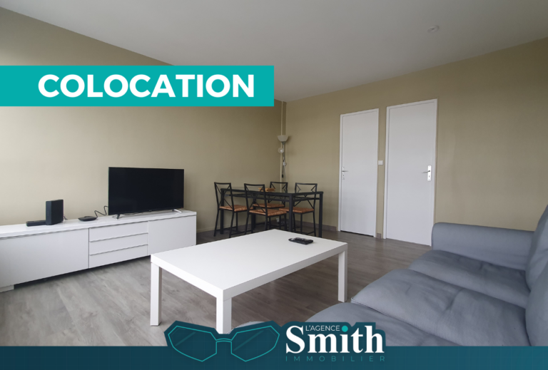 EXCLUSIVITÉ SMITH : CHAMBRE EN COLOCATION MEUBLÉE – 4 DISPON