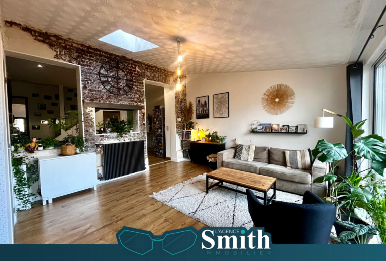 EXCLUSIVITÉ SMITH: MAISON 2 CHAMBRES – GARAGE – JARDIN.