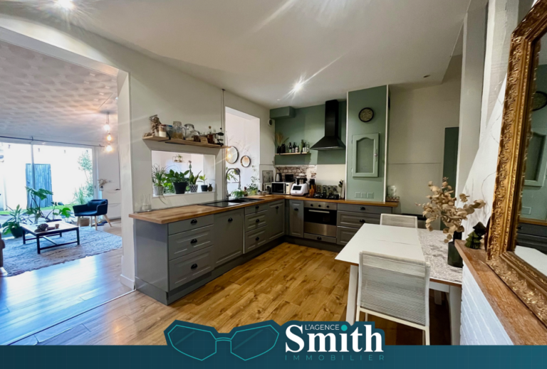 EXCLUSIVITÉ SMITH: MAISON 2 CHAMBRES – GARAGE – JARDIN.