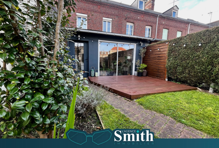 EXCLUSIVITÉ SMITH: MAISON 2 CHAMBRES – GARAGE – JARDIN.