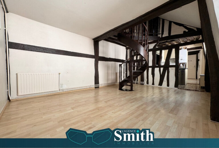 EXCLUSIVITÉ SMITH: APPARTEMENT T2 BIS 45M2 ROUEN VIEUX MARCH