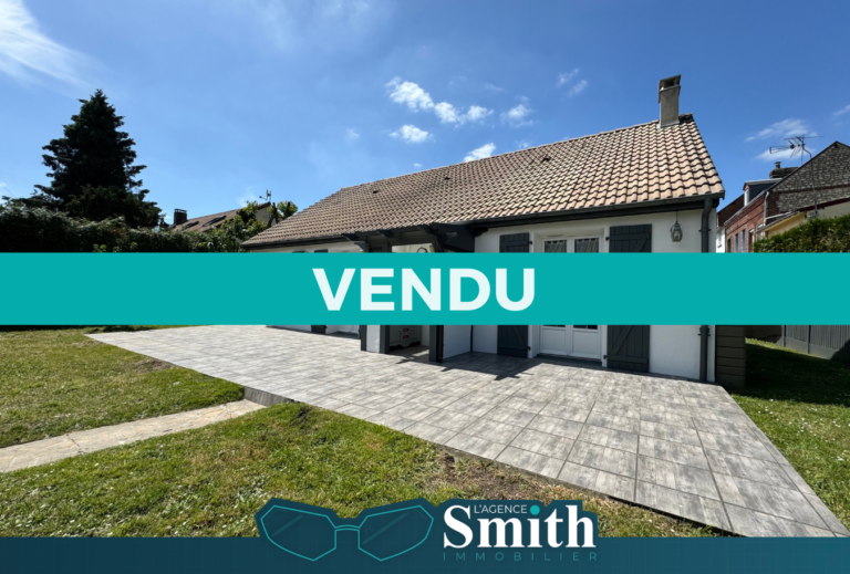 EXCLUSIVITÉ SMITH: MAISON DE PLAIN-PIED 3 CHAMBRES.