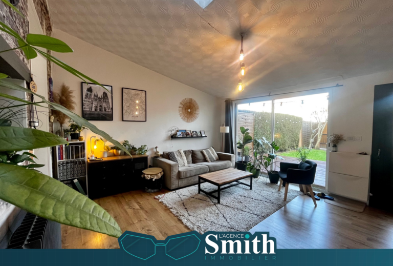 EXCLUSIVITÉ SMITH: MAISON 2 CHAMBRES – GARAGE – JARDIN.