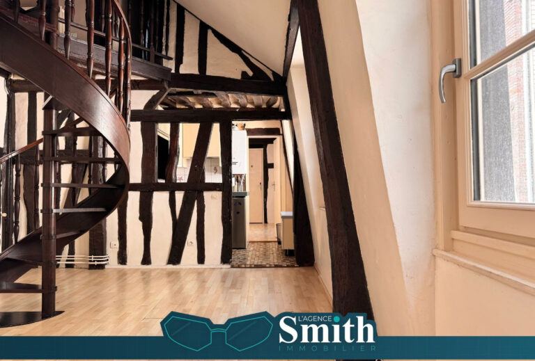 EXCLUSIVITÉ SMITH: APPARTEMENT T2 BIS 45M2 ROUEN VIEUX MARCH