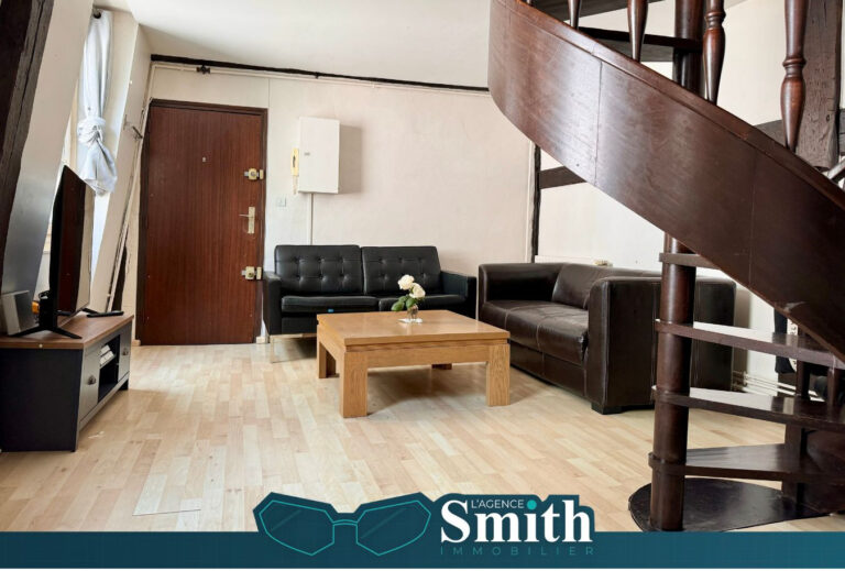 EXCLUSIVITÉ SMITH: APPARTEMENT T2 BIS 45M2 ROUEN VIEUX MARCH