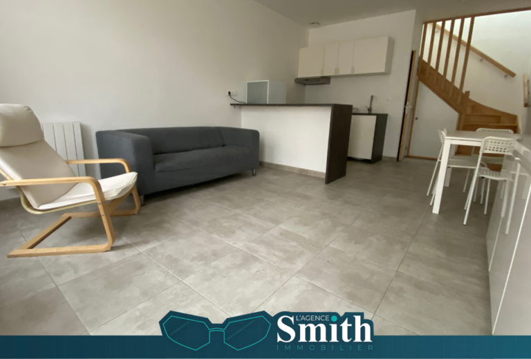 EXCLUSIVITÉ SMITH : MAISON MEUBLÉE -T3 – QUARTIER JARDIN DES