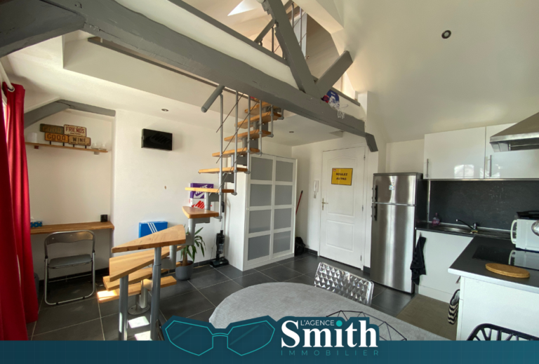 EXCLUSIVITÉ SMITH : APPARTEMENT F2 DUPLEX MEUBLÉ  QUARTIER S